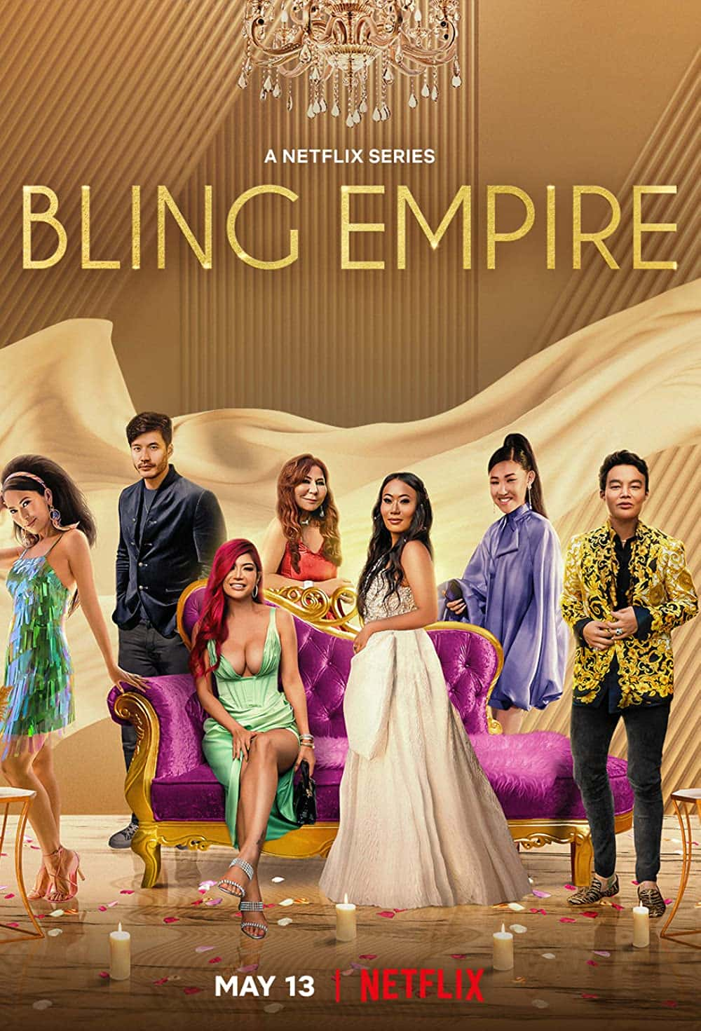 原版纪录片《金光闪闪帝国/Bling Empire》S01 WEBRip x264-ION10 原版无字纪录片解说素材1080高清下载