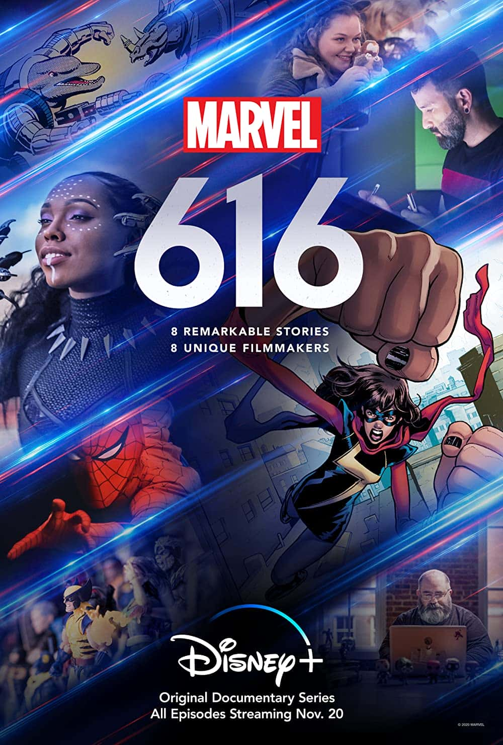 原版纪录片《奇迹616/Marvels 616》S01 WEBRip x264-ION10 原版无字纪录片解说素材1080高清下载