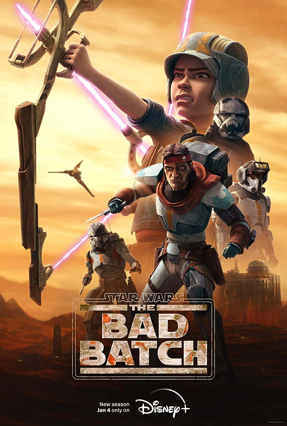 原版纪录片《星球大战坏批次/Star Wars The Bad Batch》S01 720p DSNP WEBRip DDP5 1 x264-MIXED 原版无字纪录片解说素材1080高清下载