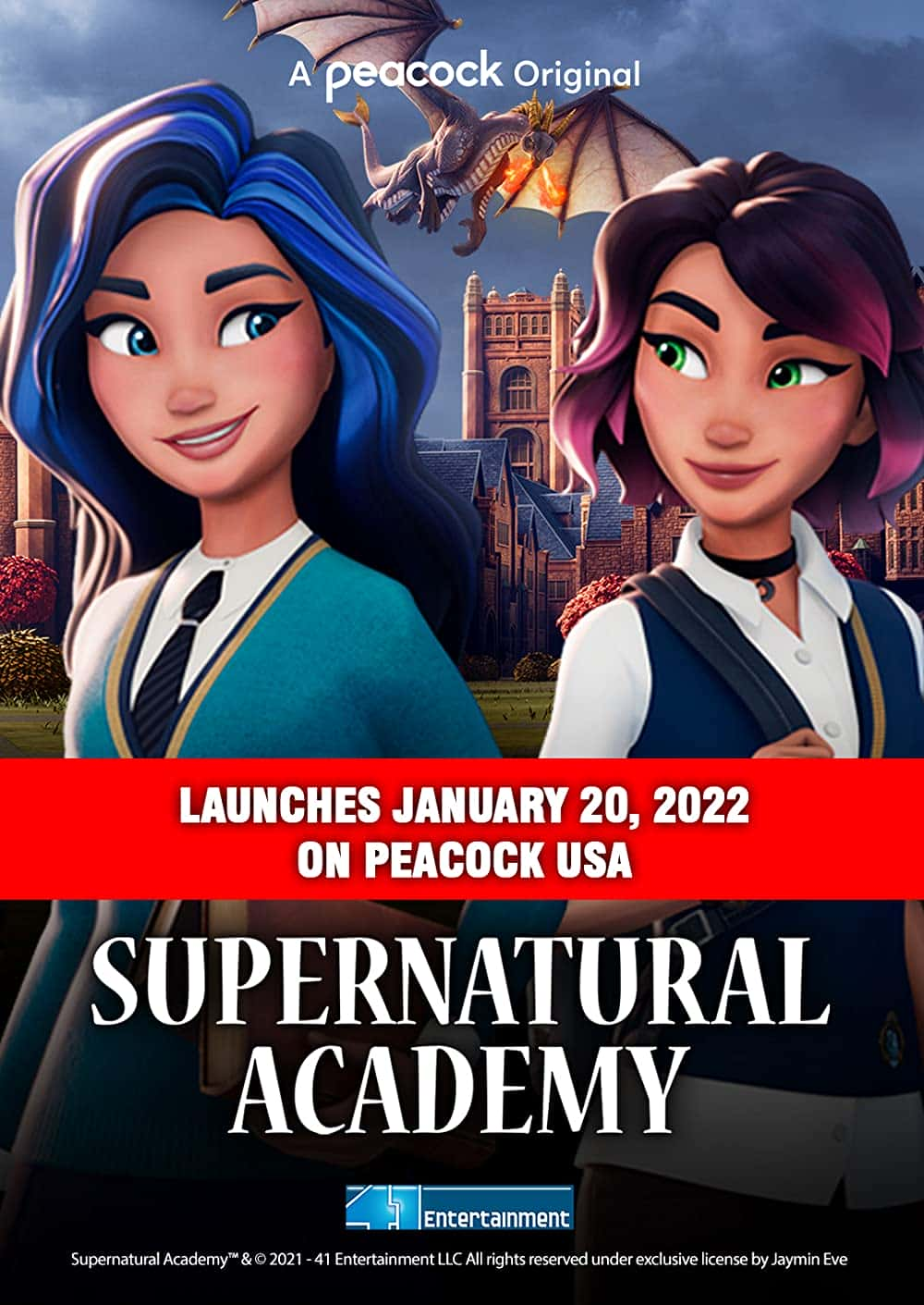 原版纪录片《超自然学院/Supernatural Academy》S01 1080p WEBRip x265 原版无字纪录片解说素材1080高清下载