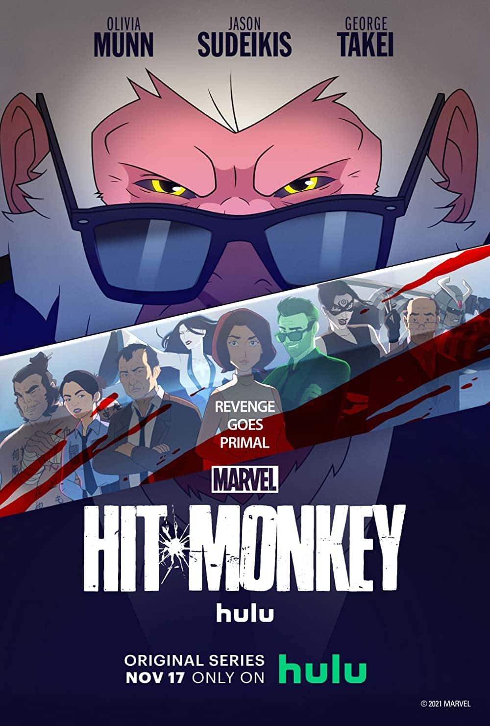 原版纪录片《漫威杀手猴/Marvels Hit-Monkey》S01 720p DSNP WEBRip DDP5 1 x264-NTb 原版无字纪录片解说素材1080高清下载