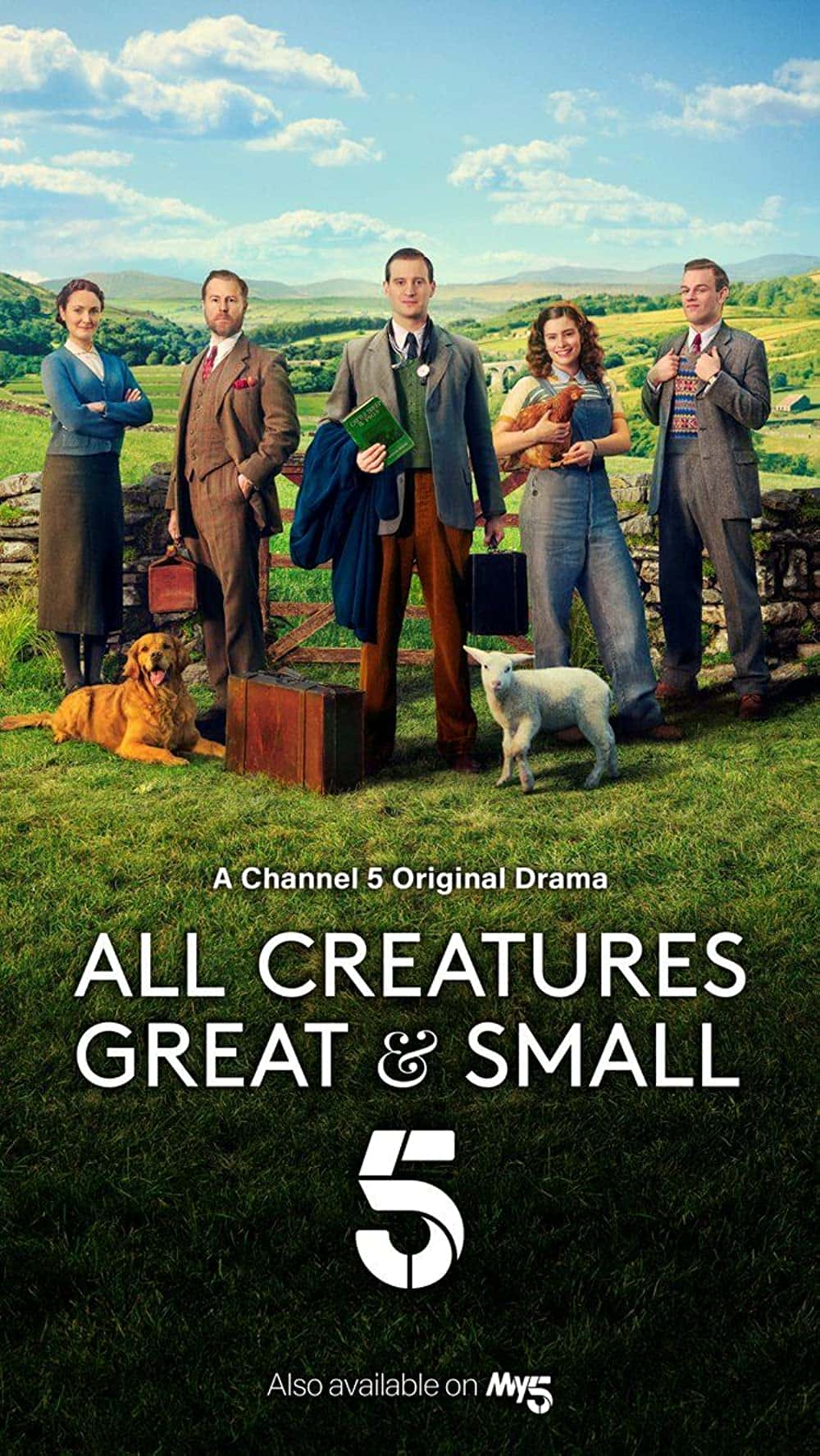 原版纪录片《万物大小 2020/All Creatures Great And Small 2020》S01 1080p WEBRip x265 原版无字纪录片解说素材1080高清下载