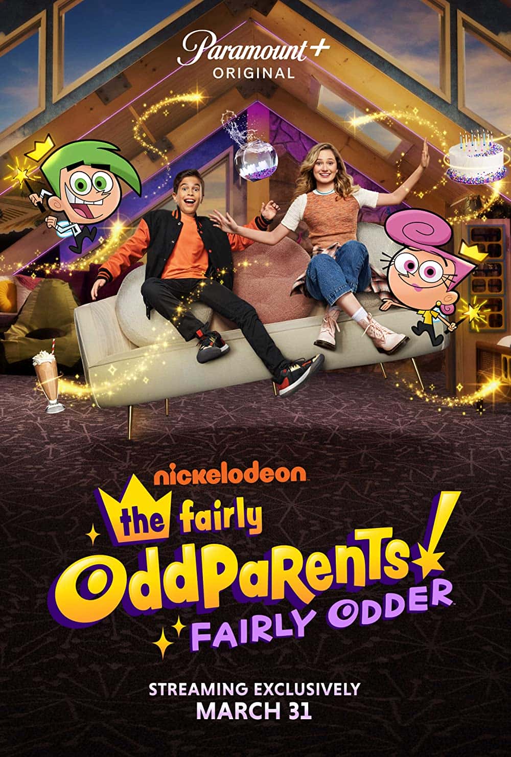 原版纪录片《相当古怪的父母相当古怪/The Fairly OddParents Fairly Odder》S01 1080p PMTP WEBRip DDP5 1 x264-TEPES 原版无字纪录片解说素材1080高清下载