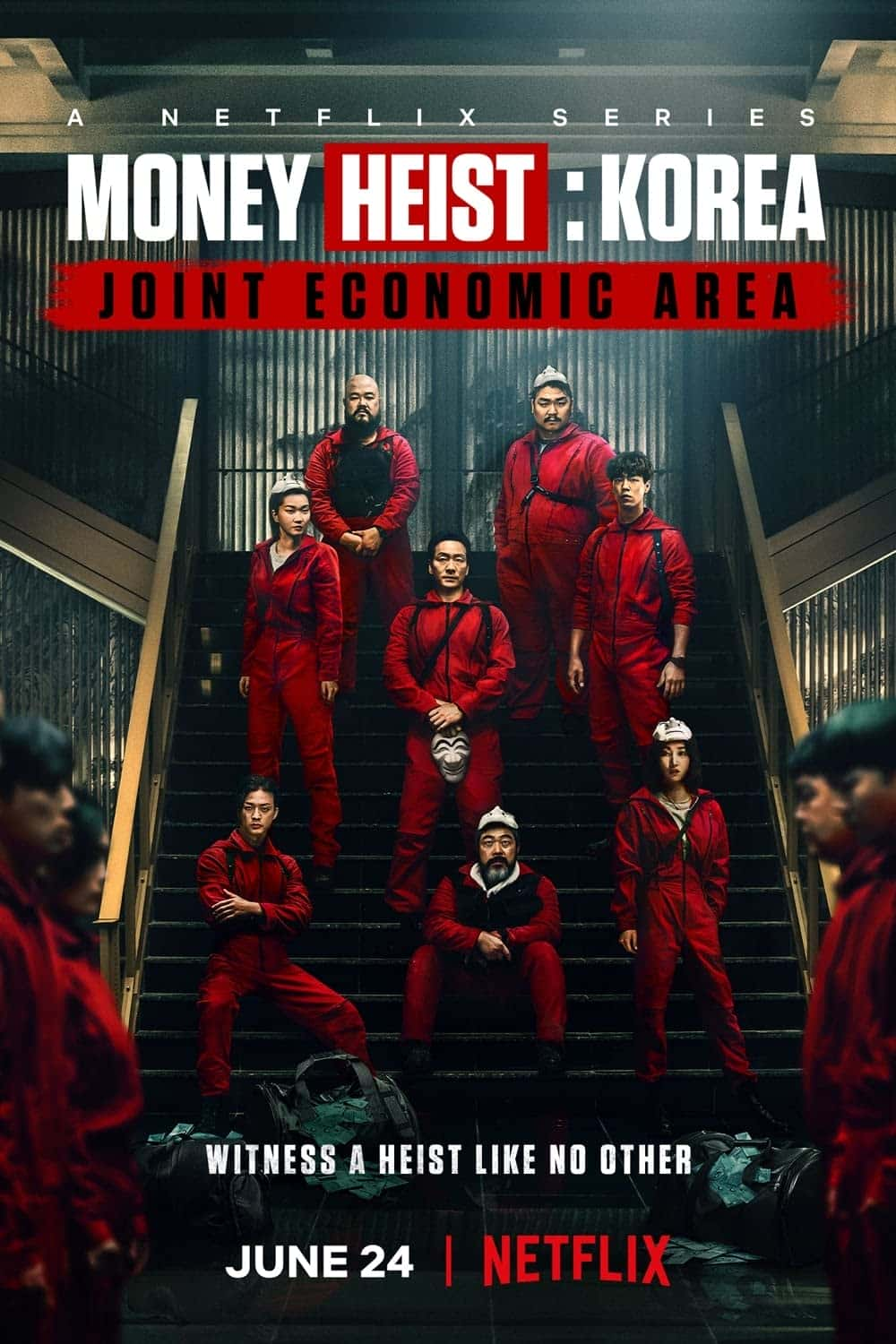 原版纪录片《金钱抢劫韩国共同经济区/Money Heist Korea Joint Economic Area》S01 DUBBED 1080p WEBRip x265 原版无字纪录片解说素材1080高清下载