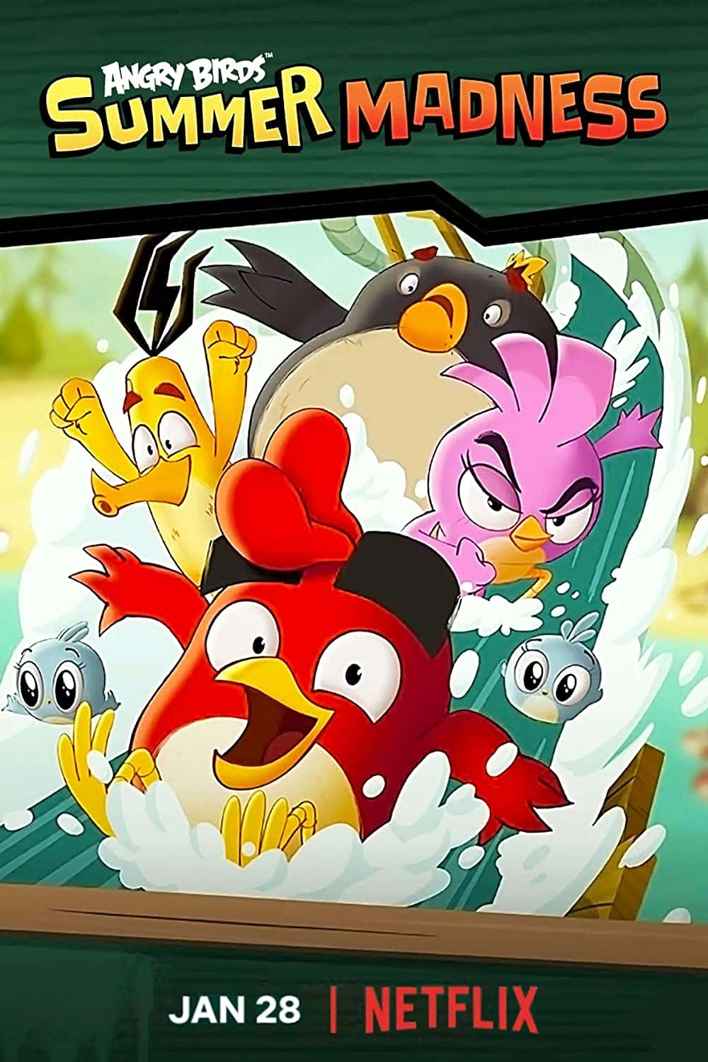 原版纪录片《愤怒的小鸟疯狂夏日/Angry Birds Summer Madness》S02 720p NF WEBRip DDP5 1 x264-SMURF 原版无字纪录片解说素材1080高清下载