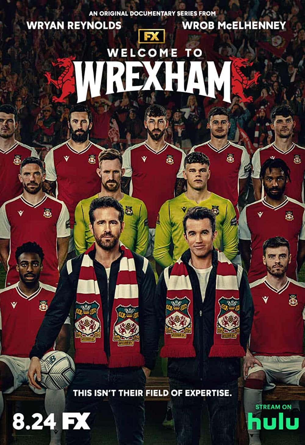 原版纪录片《欢迎来到雷克瑟姆/Welcome To Wrexham》S01 PROPER WEBRip x264-ION10 原版无字纪录片解说素材1080高清下载