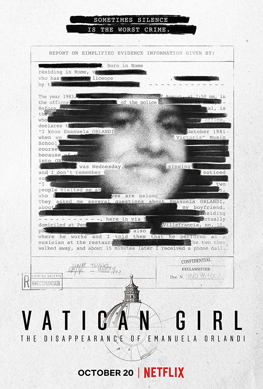 原版纪录片《梵蒂冈女孩伊曼纽拉·奥兰迪的失踪/Vatican Girl The Disappearance of Emanuela Orlandi》S01 DUBBED 1080p WEBRip x265 原版无字纪录片解说素材1080高清下载