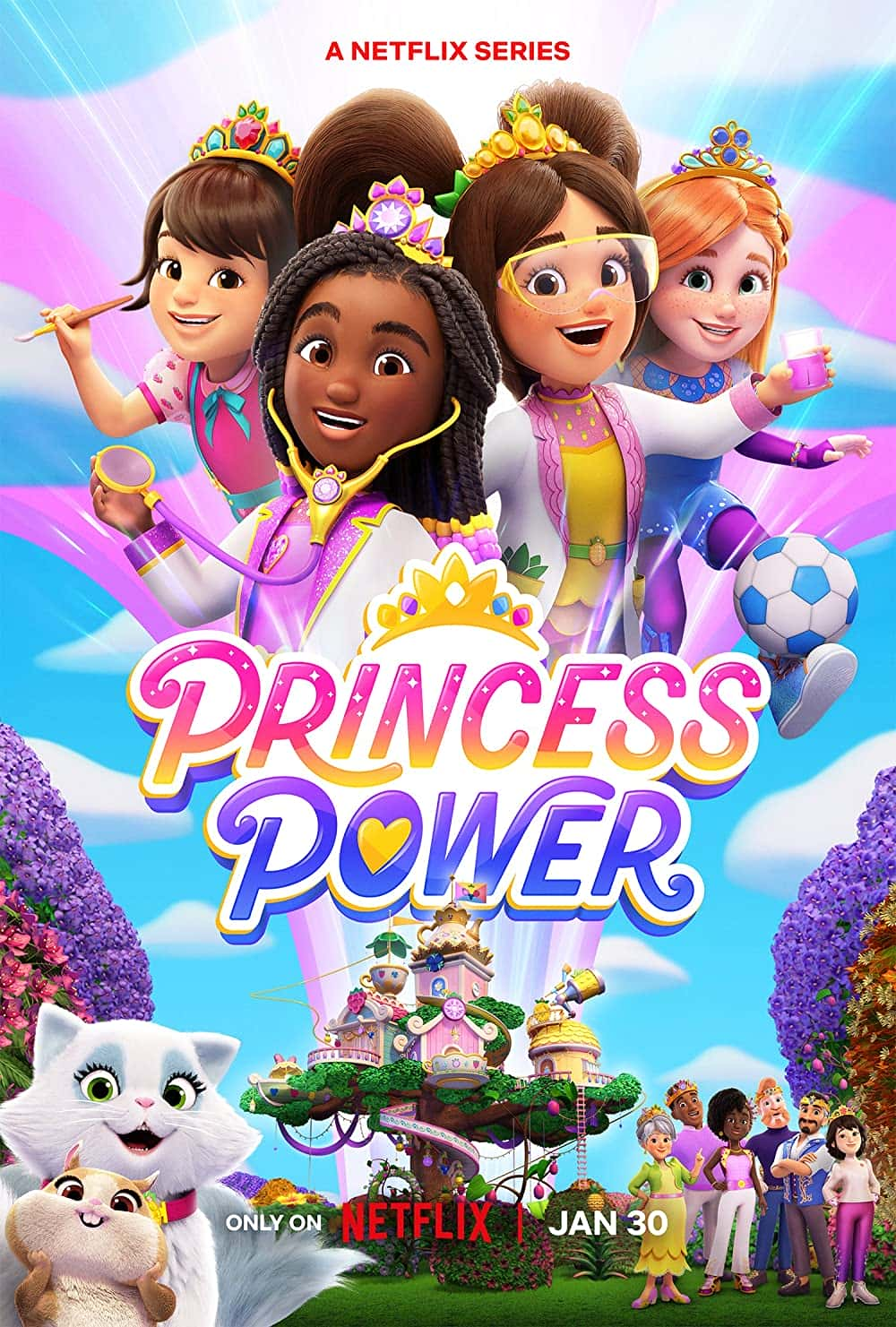 原版纪录片《公主力量/Princess Power》S01 720p NF WEBRip DDP5 1 x264-SMURF 原版无字纪录片解说素材1080高清下载