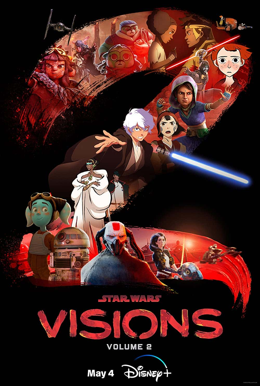 原版纪录片《星球大战愿景/Star Wars Visions》S02 JAPANESE 1080p DSNP WEBRip DDP5 1 x264-WDYM 原版无字纪录片解说素材1080高清下载