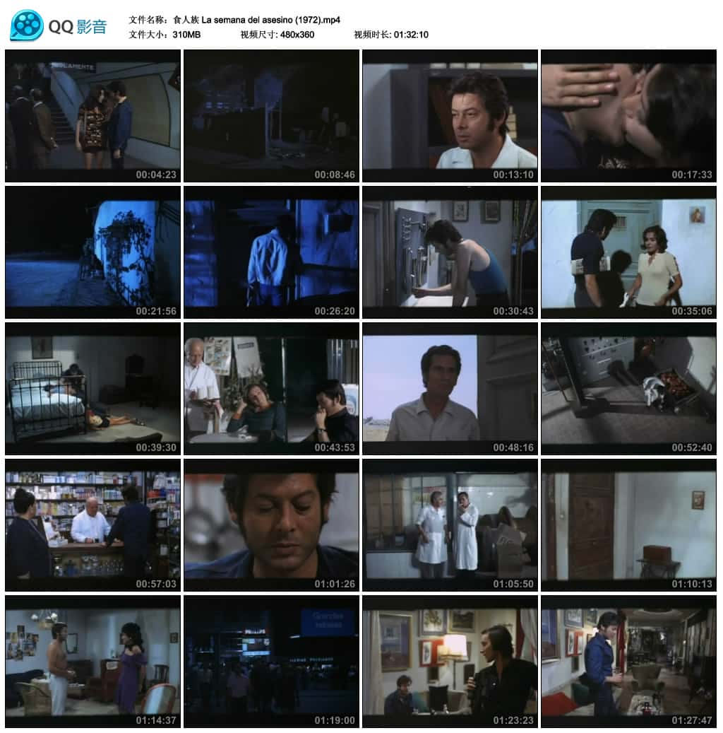 剧情惊悚电影《食人族(1972)/ La semana del asesino/The Cannibal Man / La semana del asesino》-电影资源1080P/720P/360P高清标清网盘BT迅雷下载