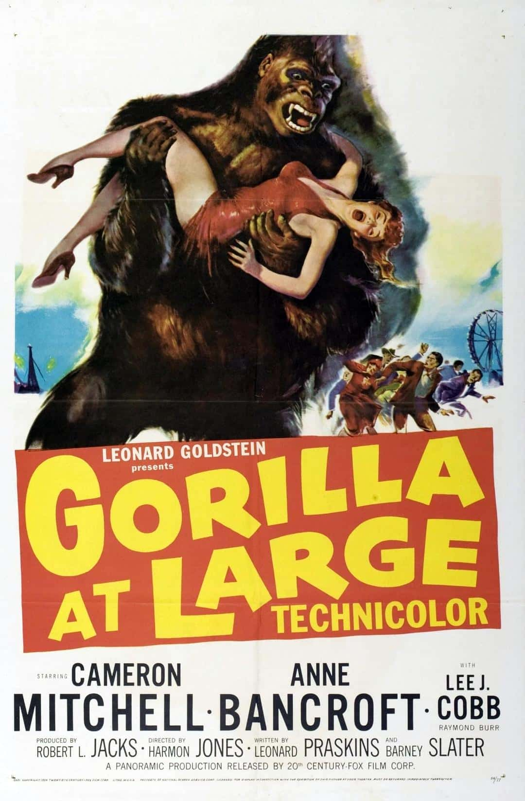 悬疑惊悚电影《游乐场奇杀案(1954)/ Gorilla at Large》-电影资源1080P/720P/360P高清标清网盘BT迅雷下载