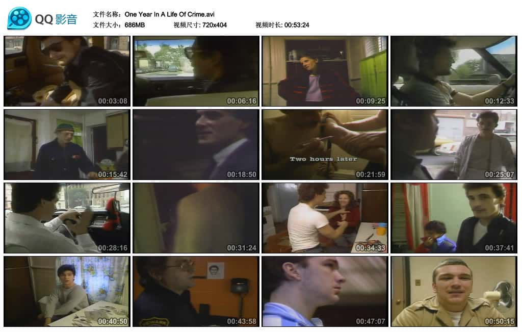 纪录电影《犯罪生活中的一年(1989)/ One Year in a Life of Crime》-电影资源1080P/720P/360P高清标清网盘BT迅雷下载