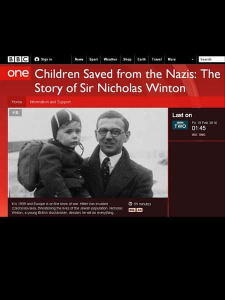 [] ɴоȳĺ / Children Saved from the Nazis: The Story of Sir Nicholas Winton-Ѹ