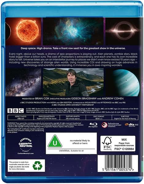 BBC纪录片《宇宙 / Universe》全集-高清完整版网盘迅雷下载
