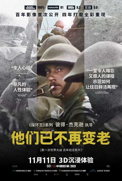 [其他] 他们已不再变老 / They Shall Not Grow Old-纪录片资源1080P/720P/360P高清标清网盘迅雷下载