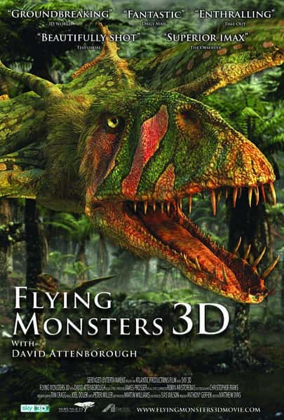 BBC纪录片《飞行巨兽 / Flying Monsters 3D with David Attenborough》全集高清纪录片下载