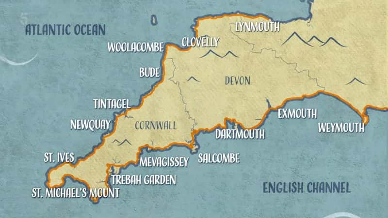 ¼ƬغĿͿֶ Michael Portillo ϵ 1  4  Coastal Devon and Cornwall with Michael Portillo Series 1 Part 41080P-Ļ/Ļ