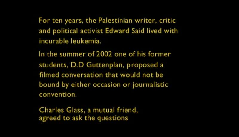 ¼Ƭ»£һβɷ Edward Said: The Last InterviewĻ/Ļ