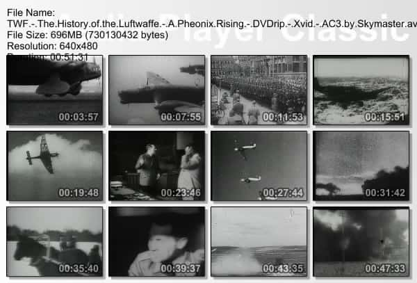 纪录片《德国空军的历史——凤凰涅槃 The History of the Luftwaffe - A Phoenix Rising》[无字][BT][1080P]资源下载