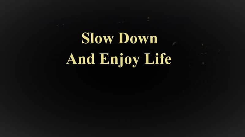 ¼ƬŲ Slow Down and Enjoy Life1080P-Ļ/Ļ