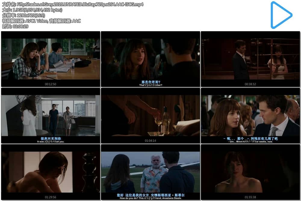 [2015][欧美][剧情][50度灰][BD-MP4/1.9G][中英字幕][720P]