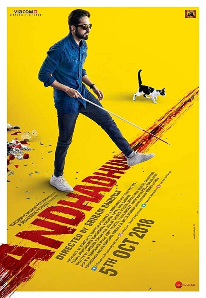 [2018][印度][喜剧][BD-1080P][BT下载]调琴师 Andhadhun (2018) Bluray 1080p x264 mHD AC3-DTOne 5.56GB