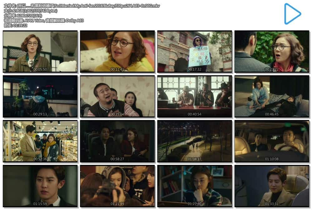 [2016][大陆][喜剧][BDRRip-720P][BT下载][所以……和黑粉结婚了]2016.BluRay.720p.x264.AC3-CnSCG[简繁中字/2.8G]