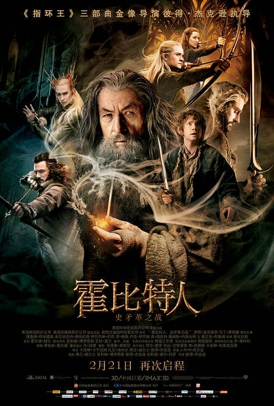 [2013][欧美][动作][纯净版][BT下载][霍比特人2：史矛革之战][WEB-MKV/9.96GB][简繁英字幕][1080P][流媒体]