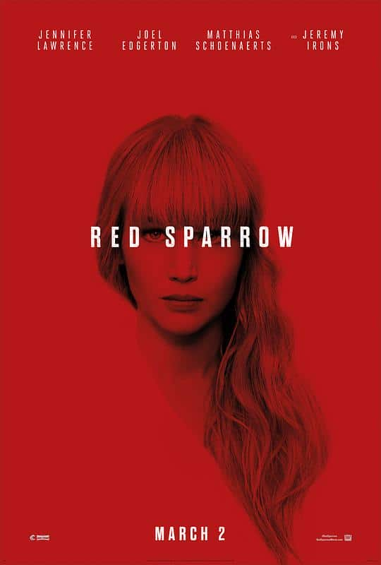 [2018][欧美][剧情][BD-1080P]红雀[中文字幕].Red.Sparrow.2018.BluRay.1080p.DTS-HDMA7.1.x265.10bit- 10.40GB