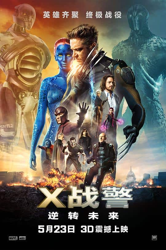 [2014][欧美][剧情][BD-1080P]X战警：逆转未来[国英多音轨/简英字幕].X-Men.Days.of.Future.Past.2014.1080p.BluRay.DD.5.1.x265-10b