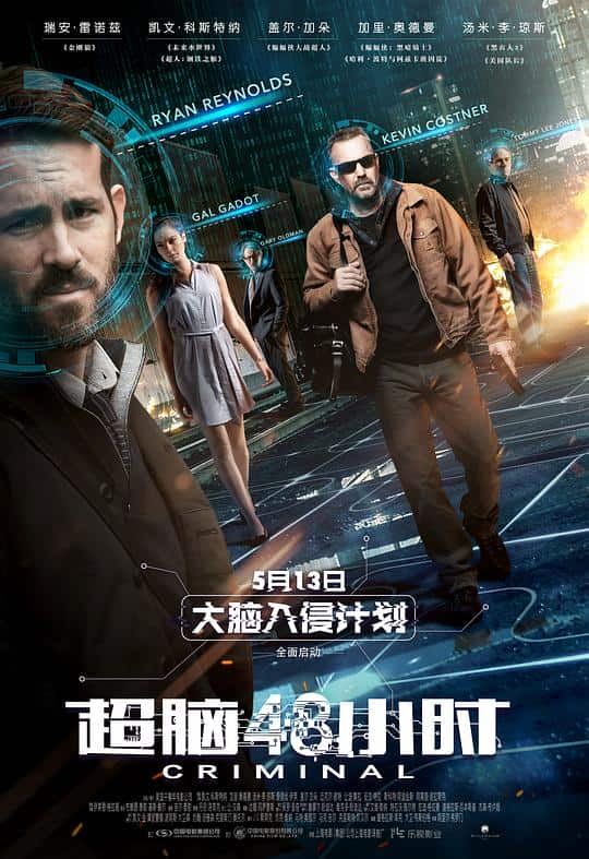 [2016][剧情][其他][BD-1080P]超脑48小时[国英多音轨/中英字幕].Criminal.2016.BluRay.1080p.x265.10bit.2Audio-MiniHD 6.10GB