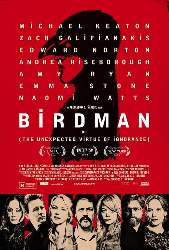 [2014][欧美][剧情][BD-1080P]鸟人[中英字幕].Birdman.2014.BluRay.1080p.x265-MiniHD 2.74GB