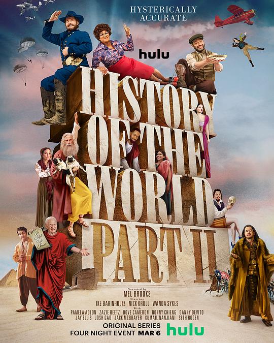 [2023][美国][喜剧][WEB-4K]帝国时代2[全08集][简繁英字幕].History.of.the.World.Part.II.S01.2023.2160p.DSNP.WEB-DL.DDP5.1.H265.HD