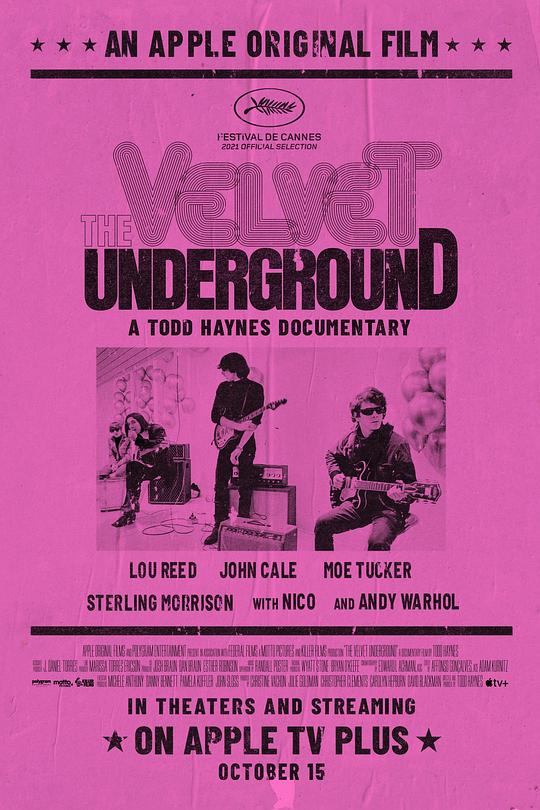 [2021][美国][纪录][WEB-4K]地下丝绒[杜比视界版本][简繁英字幕].The.Velvet.Underground.2021.2160p.ATVP.WEB-DL.DDP5.1.Atmos.H265.DV-ParkHD 20.09GB