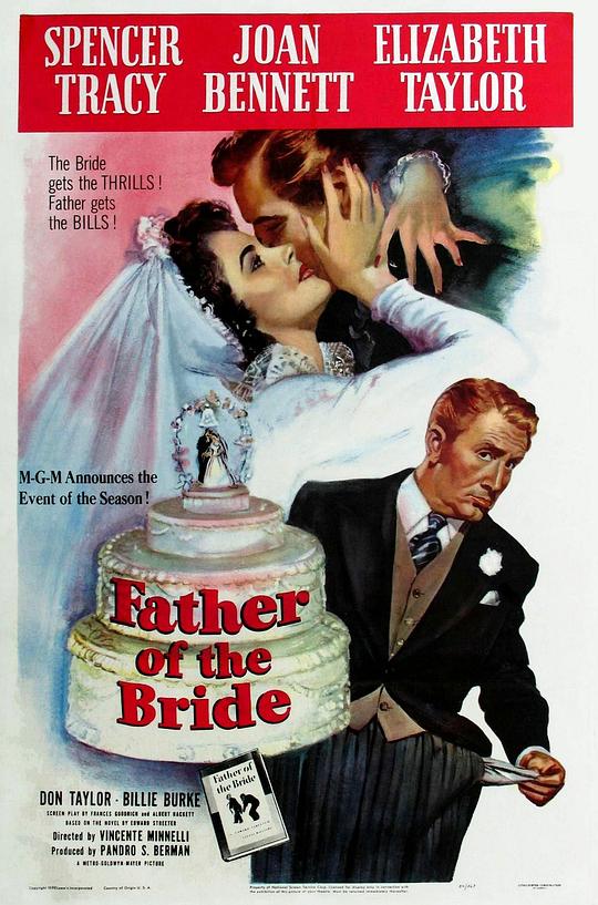 [更 早][美国][喜剧][BD-1080P]岳父大人[简繁英字幕].Father.of.the.Bride.1950.1080p.BluRay.x264.FLAC.2.0- 9.08GB