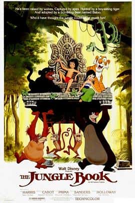 动画歌舞家庭冒险电影《森林王子 The Jungle Book/1967》-蓝光4K/1080P/720P/360P高清标清网盘百度云BT种子磁力迅雷下载