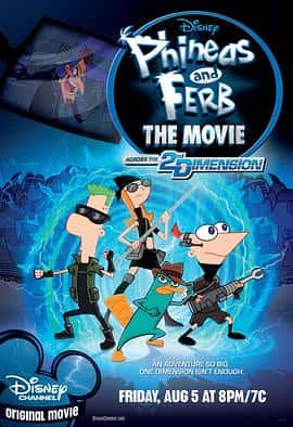 动画家庭冒险电影《飞哥与小佛的时空大冒险 Phineas and Ferb the Movie: Across the 2nd Dimension/2011》-蓝光4K/1080P/720P/360P高清标清网盘百度云BT种子磁力迅雷下载