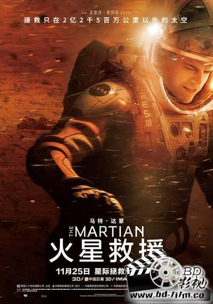 剧情电影《火星救援》-蓝光4K/1080P/720P/360P高清标清网盘BT迅雷下载