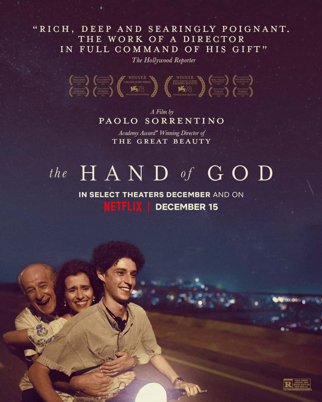 【蓝光|原盘|收藏】 《上帝之手 WEB-DL版下载/上帝之手与我 / The Hand of God 2021 È stata la mano di Dio 4.0G》