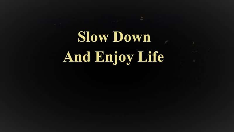 外语原版纪录片《慢下来享受生活/Slow Down and Enjoy Life 》原版无字/外挂字幕 - 纪录片1080P/720P/360P高清标清网盘迅雷下载