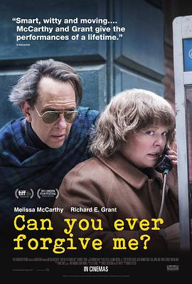 美国电影喜剧片《大老作家 Can You Ever Forgive Me?》(2018)[1080P][超清][BT下载]