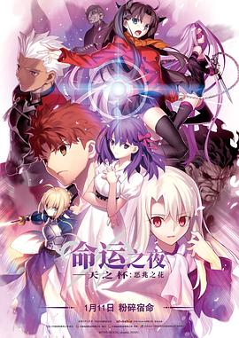 日本动漫《命运之夜——天之杯：恶兆之花 劇場版 Fate/stay night [Heaven's Feel] I. presage flower》(2017)[1080P][超清][BT下载]