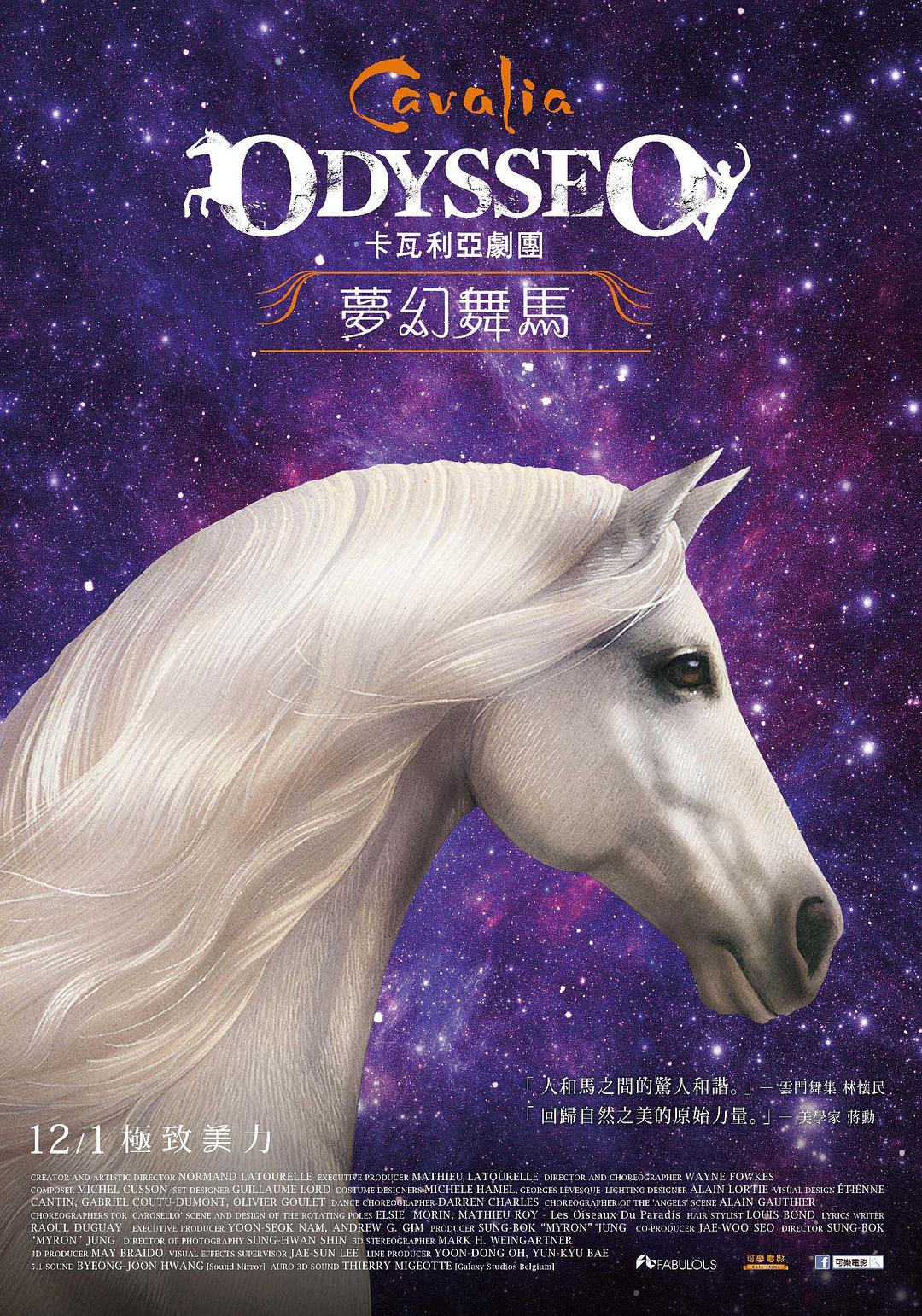 电影《梦幻舞马-卡瓦利亚  Odysseo by Cavalia》（2015韩国）--高清4K/1080P迅雷BT资源下载