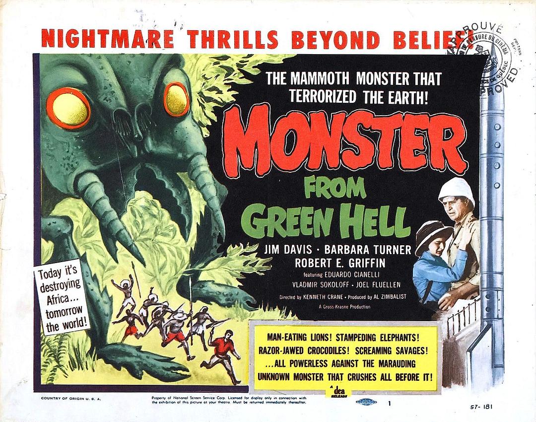 电影《变异魔蜂  Monster from Green Hell》（1958美国）--高清4K/1080P迅雷BT资源下载