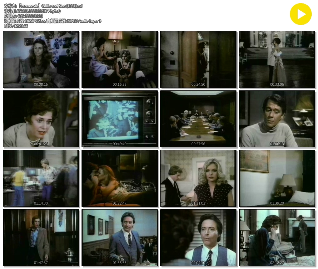 电影《亲情的代价  Callie and Son》（1981美国）--高清4K/1080P迅雷BT资源下载