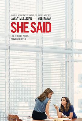 电影《她说  She Said》（2022美国）--高清4K/1080P迅雷BT资源下载