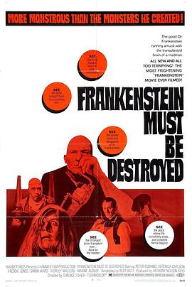 电影《致命科学怪人  Frankenstein Must Be Destroyed》（1969英国）--高清4K/1080P迅雷BT资源下载