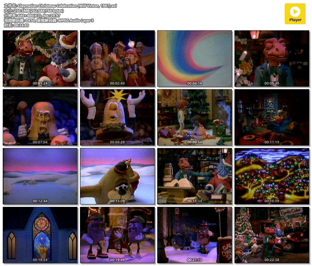 电影《A Claymation Christmas Celebration》（1987美国）--高清4K/1080P迅雷BT资源下载