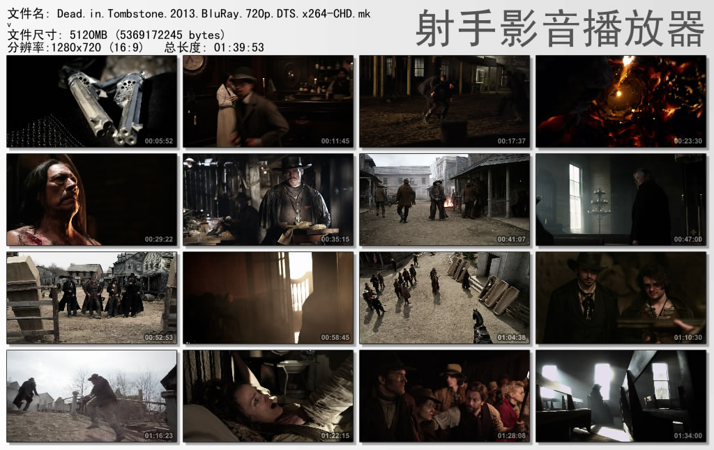 电影《血战墓碑镇  Dead in Tombstone》（2013美国）--高清4K/1080P迅雷BT资源下载