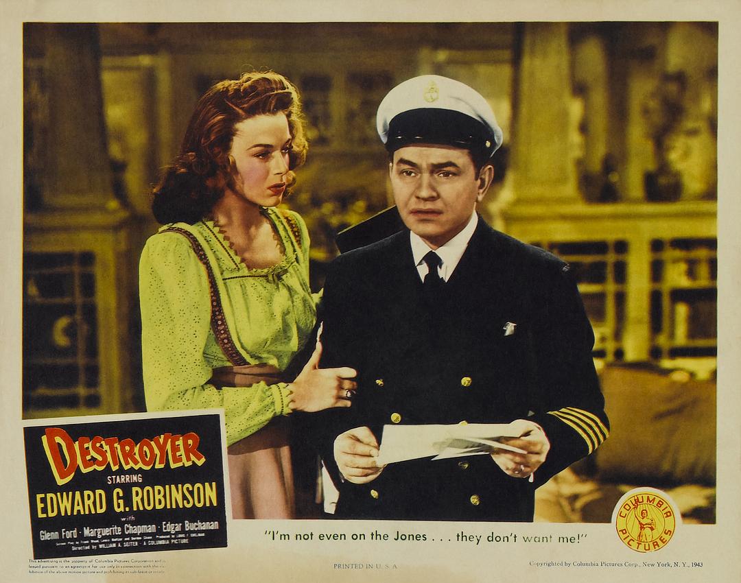 电影《毁灭舰潜艇大决战(港)  Destroyer》（1943美国）--高清4K/1080P迅雷BT资源下载